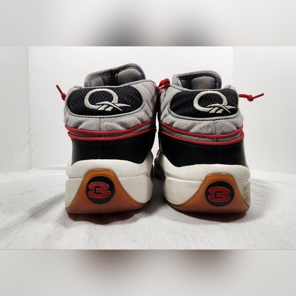REEBOK QUESTION MID ALLEN IVERSON PRACTICE RANT SHOE SIZE 11, MENS GRAY 2016 - Picture 7 of 16